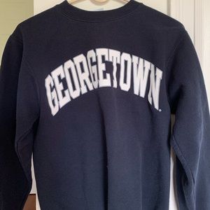 2/$15 LONGSLEEVE || navy georgetown (florida) champion crew